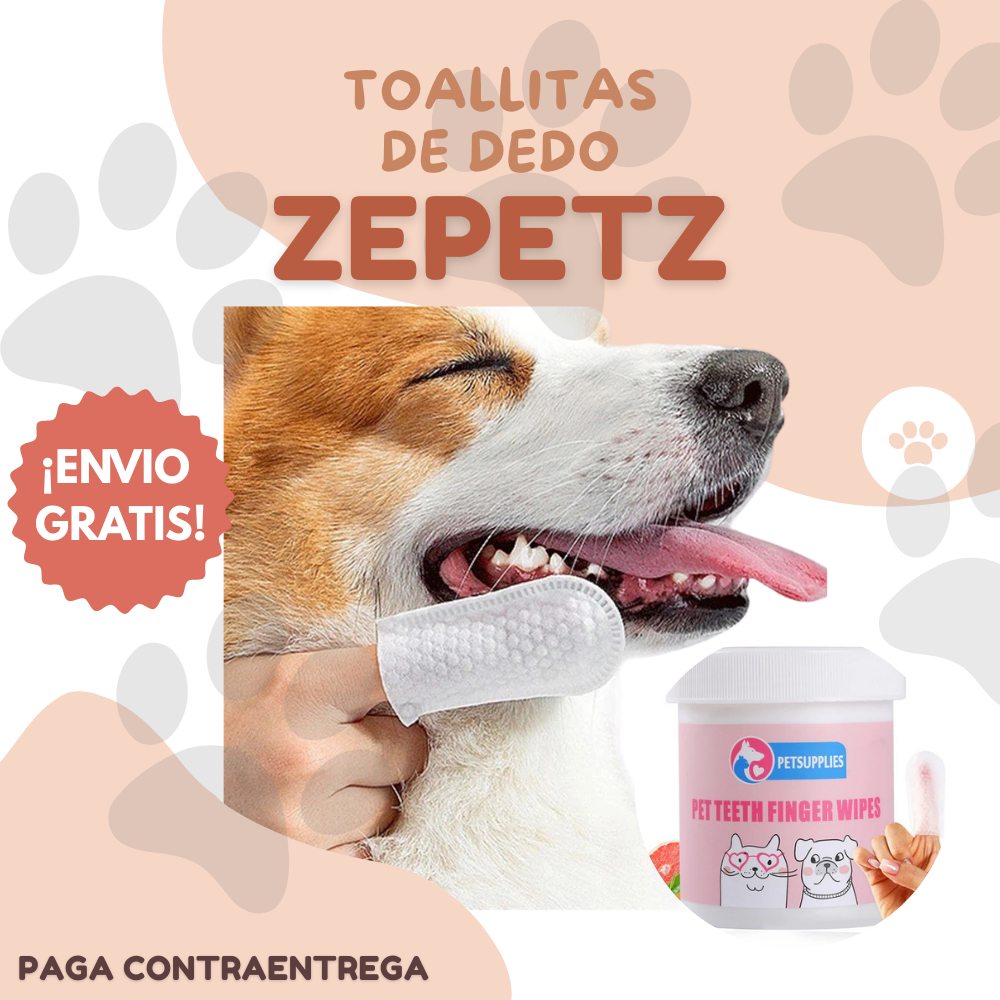 Dedo Dental ZepetZ - ¡Limpieza efectiva y natural para tu mascota! 🐾✨