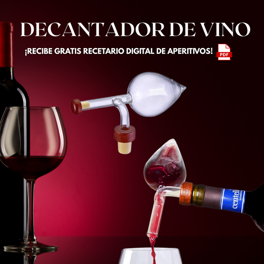 Decantador De Vino - Gratis recetario digital de aperitivos