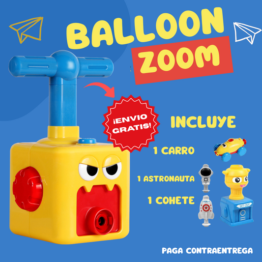 Balloon Zoom® Lanzador de globos, diversión total