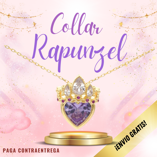 Collar Corazón Rapunzel