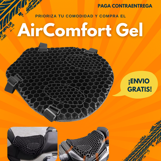 Asiento AirComfort Gel Para Moto 🏍️ - ¡Disfruta de tus viajes largos!